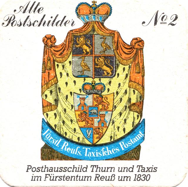 regensburg r-by thurn alte 2b (quad185-alte postschilder 2)